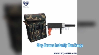 Zaino portatile tipo pistola Jammer IP55 Distanza di copertura lunga nominale per esterni