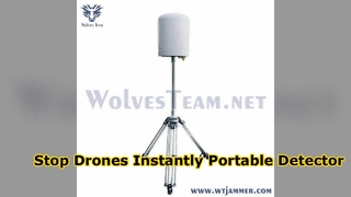 Doppio Jammer anti-drone direzionale combinato integrato con rilevatore di droni ed effetto localizzatore pilota