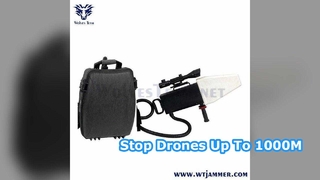 Fino a 1000M di tipo combinato WiFi e drone jammer a 3 canali per esterni