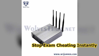 Supporto da parete per interni selezionabile con emittente di disturbo del segnale mobile GSM CDMA Wifi a 4 antenne per incontri segreti di alto livello
