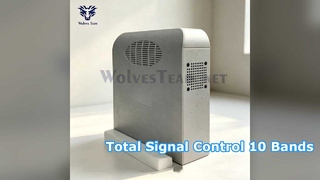 10W 3G 4G Cellphone Blocker 8 Bands WiFi Signal Jammer With External Antennas