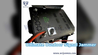 Jammer portatile di segnale portatile a 10 bande da 500 W, ideale per eventi temporanei di alto profilo.