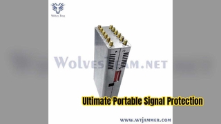 Il peso leggero 12 canali tenuti in mano da 12 watt segnalano il telefono cellulare Signa dell'emittente di disturbo 2G 3G 4G WiFi GPS 315 433MHz