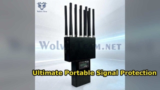 Emittente di disturbo tenuta in mano del segnale del telefono cellulare di 16 antenne 16 Watt 5G con la batteria all'interno